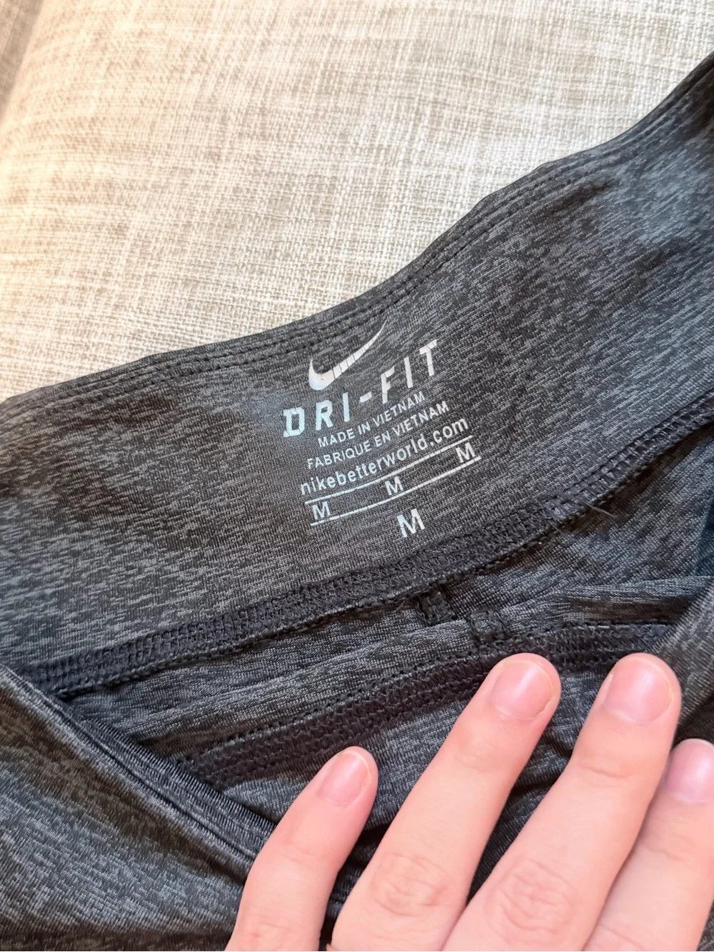 Nike Women's Black and Gray High-Waist Bike Shorts Trio